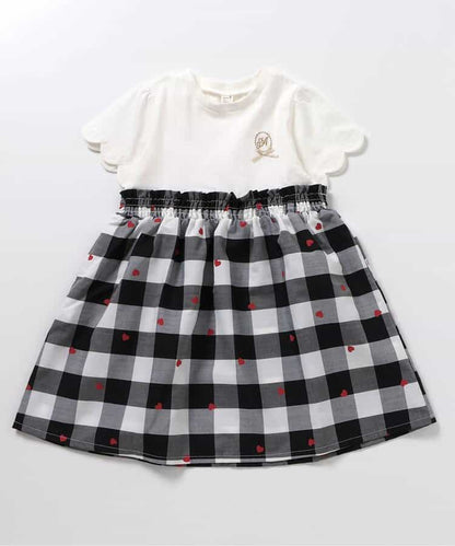 Japanese children's clothing apres les cours patchwork dress 80-140cm girls summer dresses 