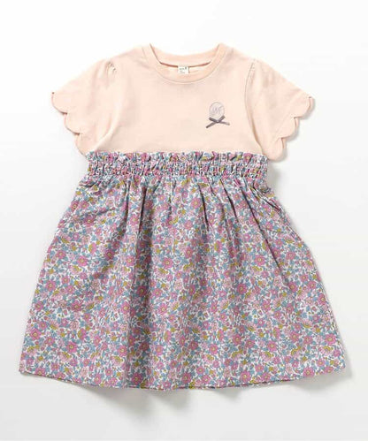 Japanese children's clothing apres les cours patchwork dress 80-140cm girls summer dresses 