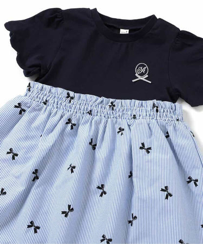 Japanese children's clothing apres les cours patchwork dress 80-140cm girls summer dresses 