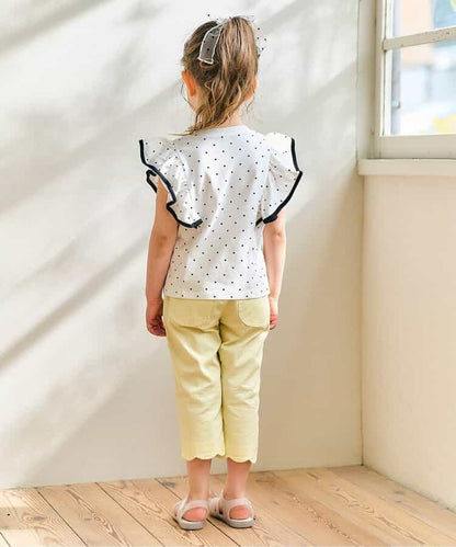 Japanese children's clothing apres les cours contact cool lace casual pants 80-140cm girls summer PANTS 