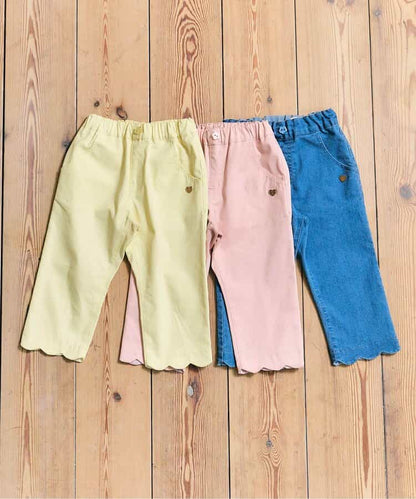 Japanese children's clothing apres les cours contact cool lace casual pants 80-140cm girls summer PANTS 