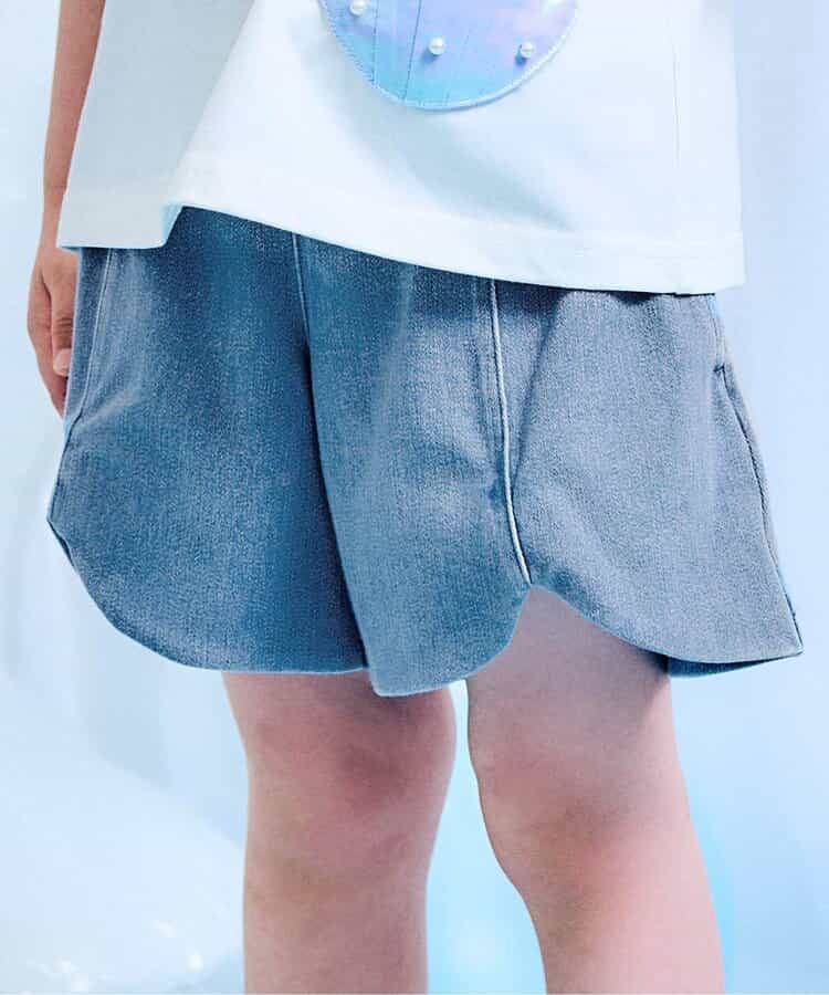 Japanese children's clothing apres les cours floral pocket shorts 80-140cm girls summer PANTS 