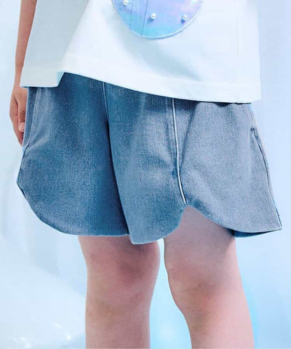 Japanese children's clothing apres les cours floral pocket shorts 80-140cm girls summer PANTS 