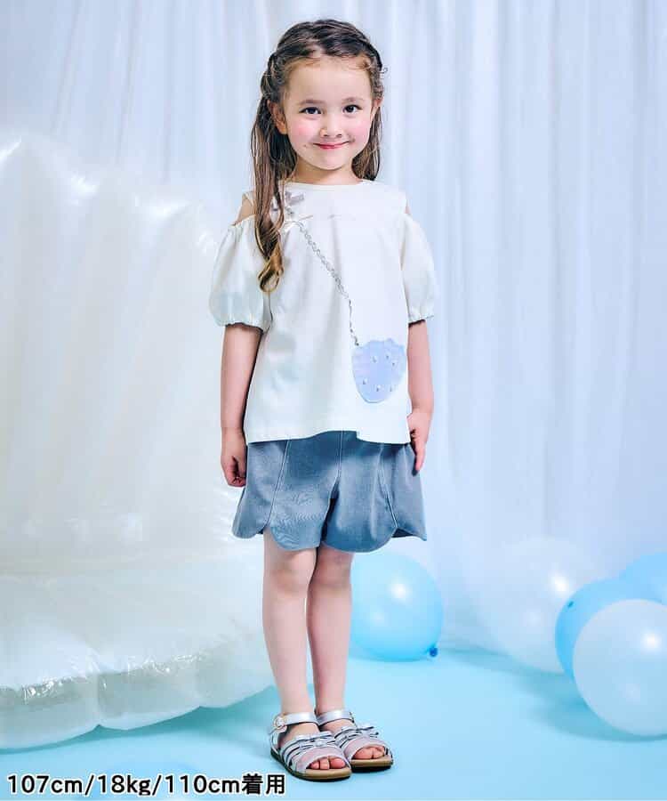 Japanese children's clothing apres les cours floral pocket shorts 80-140cm girls summer PANTS 
