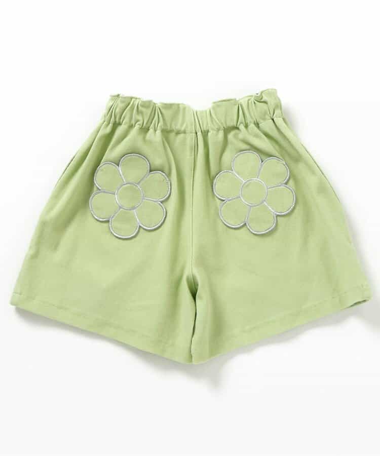 Japanese children's clothing apres les cours floral pocket shorts 80-140cm girls summer PANTS 