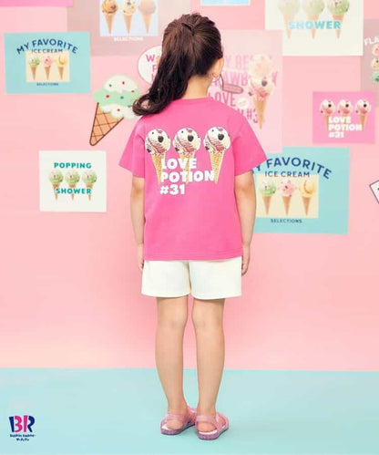 Japanese children's clothing apres les cours contact cool pleated culottes 80-140cm girls summer PANTS 
