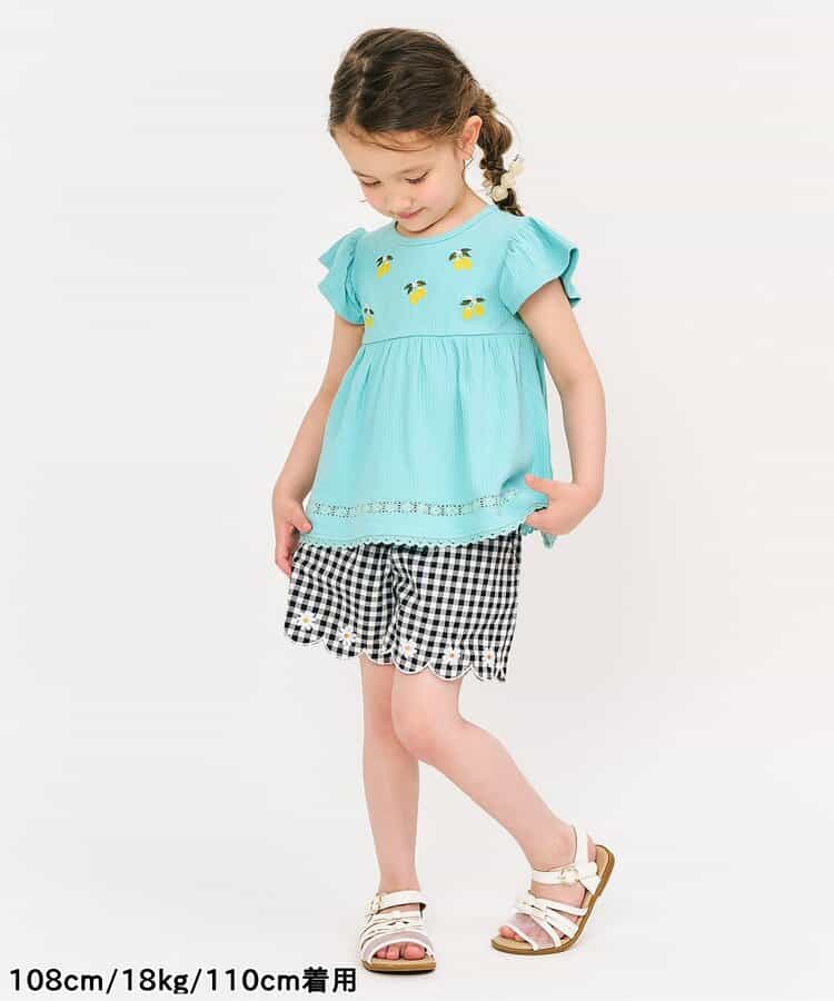 Japanese children's clothing apres les cours casual heart-shaped pocket shirt 80-130cm boys/girls summer TOPS 