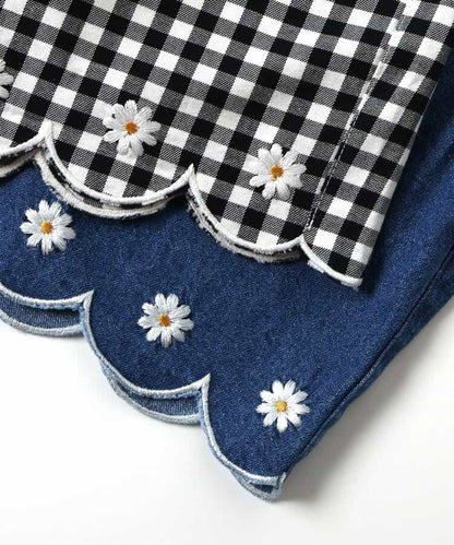 Japanese children's clothing apres les cours casual heart-shaped pocket shirt 80-130cm boys/girls summer TOPS 
