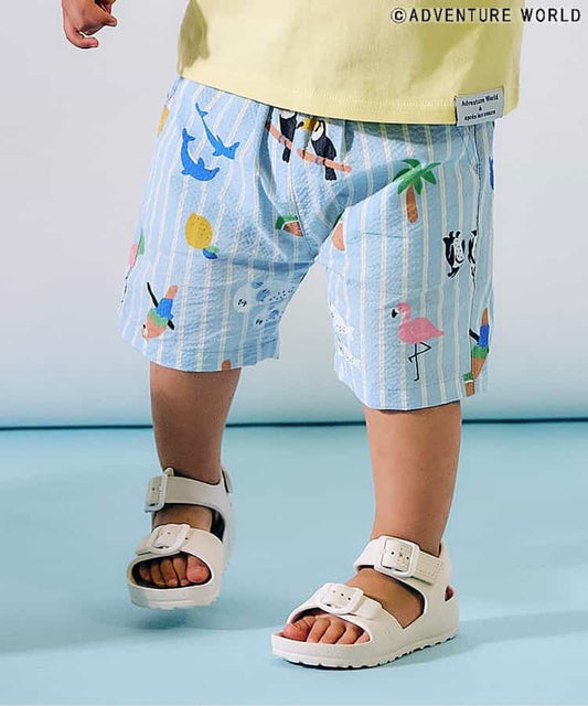 Japanese children's clothing apres les cours x Adventure World casual shorts 80-130cm boys' summer PANTS 