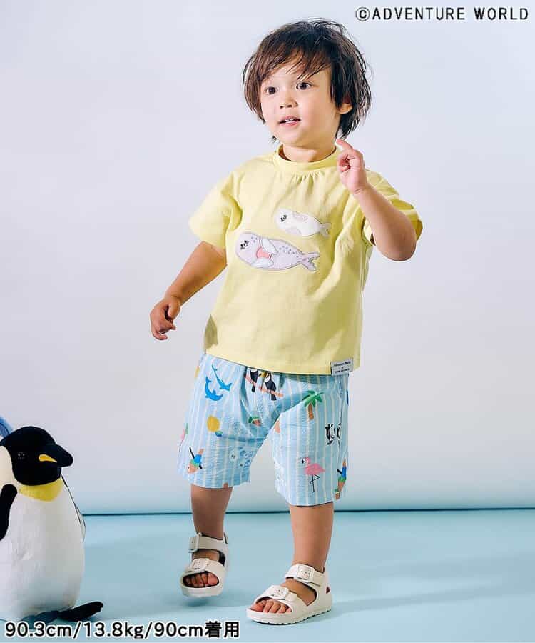Japanese children's clothing apres les cours x Adventure World casual shorts 80-130cm boys' summer PANTS 