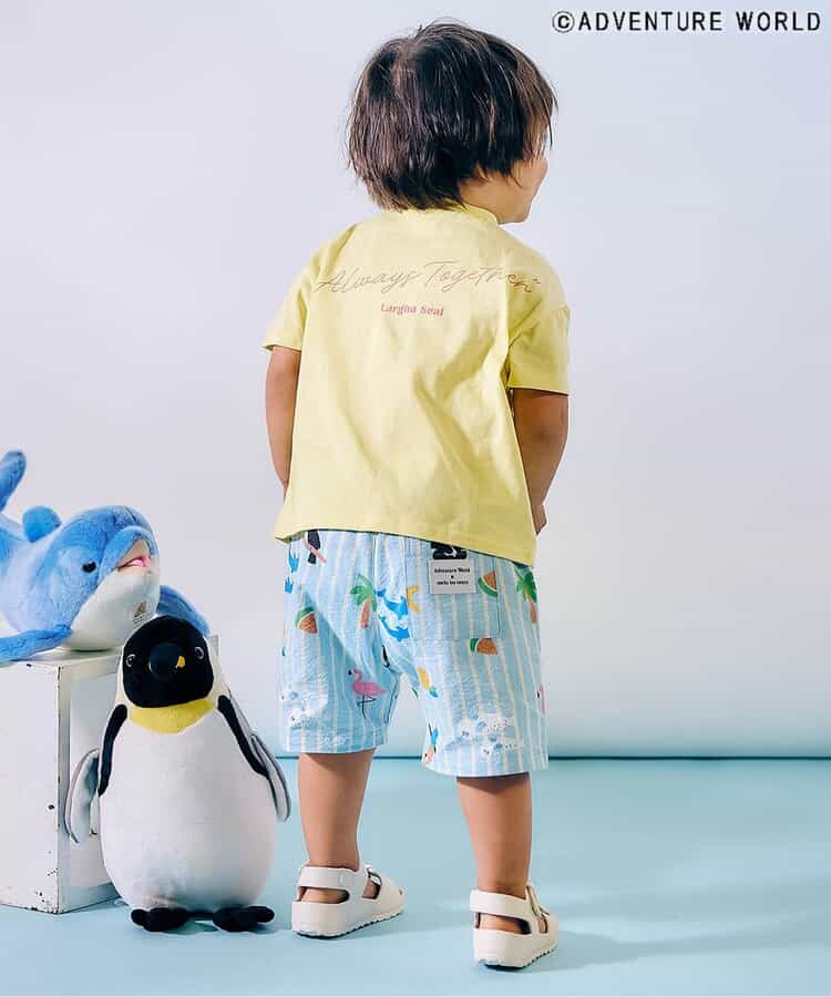 Japanese children's clothing apres les cours x Adventure World casual shorts 80-130cm boys' summer PANTS 