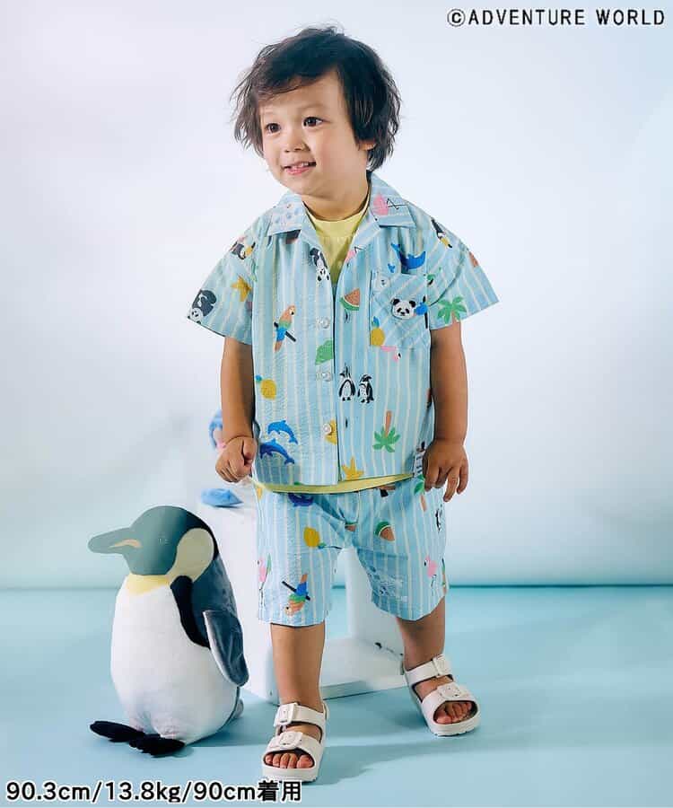 Japanese children's clothing apres les cours x Adventure World casual shorts 80-130cm boys' summer PANTS 