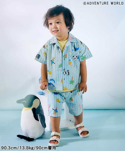 Japanese children's clothing apres les cours x Adventure World casual shorts 80-130cm boys' summer PANTS 