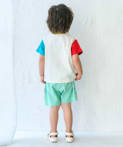 Japanese children's clothing apres les cours amphibious waterproof series beach shorts/casual shorts 80-130cm boys' summer PANTS summer swimming swimsuit special edition 