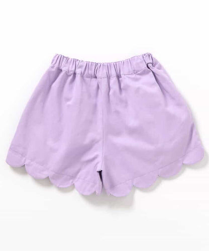 Japanese children's clothing apres les cours scalloped shorts 80-140cm girls summer PANTS 