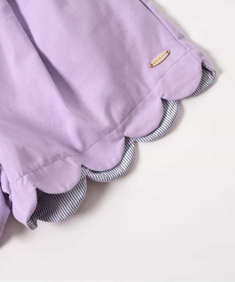 Japanese children's clothing apres les cours scalloped shorts 80-140cm girls summer PANTS 