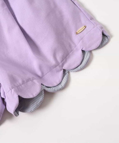 Japanese children's clothing apres les cours scalloped shorts 80-140cm girls summer PANTS 