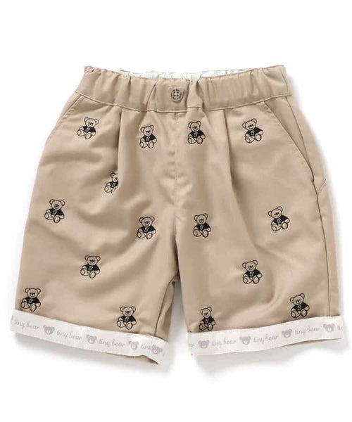 日本童裝 apres les cours × tiny bear 休閒短褲 80-120cm 男童款 夏季 PANTS