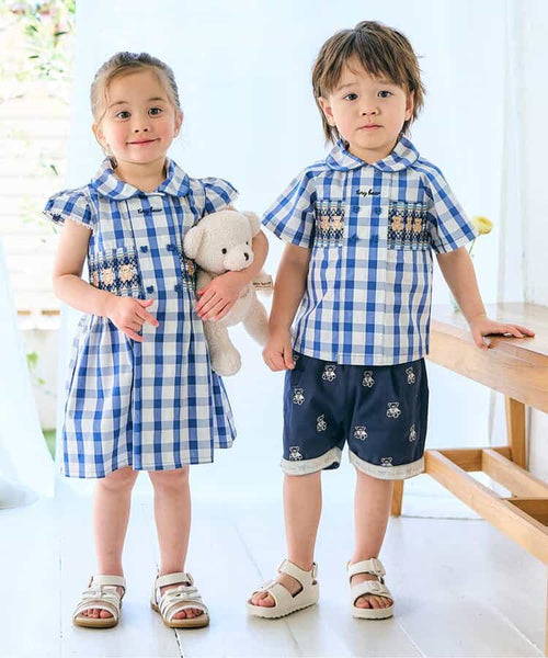 日本童裝 apres les cours × tiny bear 休閒短褲 80-120cm 男童款 夏季 PANTS