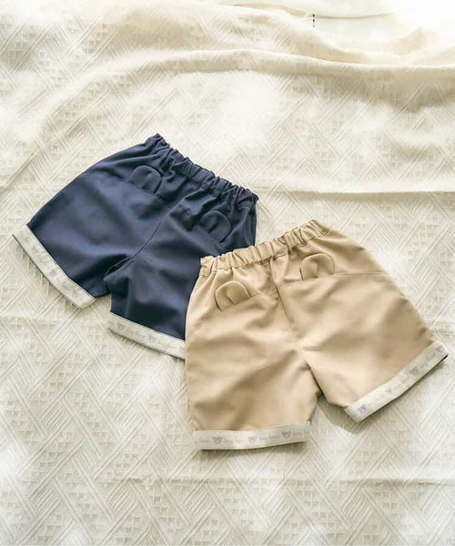 日本童裝 apres les cours × tiny bear 休閒短褲 80-120cm 男童款 夏季 PANTS