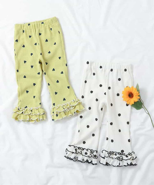 Japanese children's clothing apres les cours lace nine-point trousers 80-130cm girls summer PANTS 