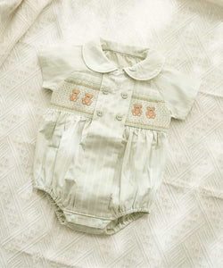 日本童裝 apres les cours × tiny bear 連衣 80-130cm 女童款 初生嬰兒 夏季 Jumpsuit