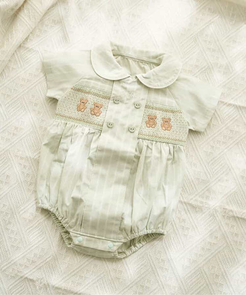 日本童裝 apres les cours × tiny bear 連衣 80-130cm 女童款 初生嬰兒 夏季 Jumpsuit
