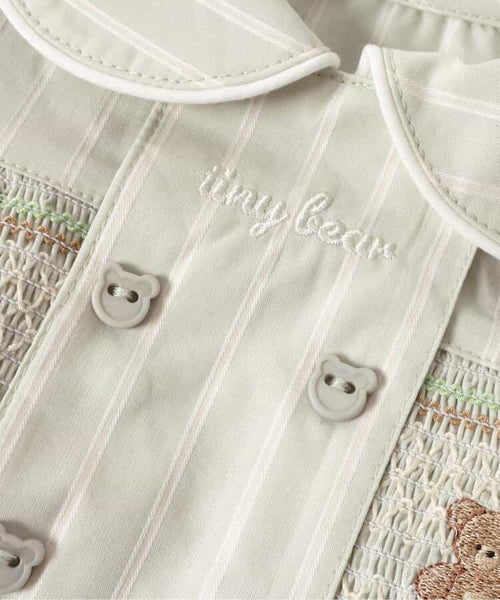 日本童裝 apres les cours × tiny bear 連衣 80-130cm 女童款 初生嬰兒 夏季 Jumpsuit