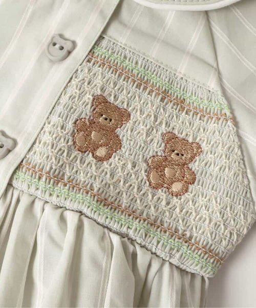 日本童裝 apres les cours × tiny bear 連衣 80-130cm 女童款 初生嬰兒 夏季 Jumpsuit