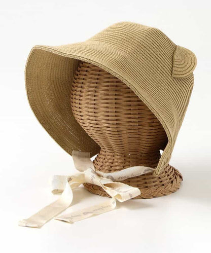 Apres les cours × tiny bear UV protection straw hat 48-52cm hat series 