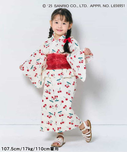 日本童裝 apres les cours x Sanrio Hello Kitty/Melody 浴衣 日本和服  100-150cm 女童款 春夏季 TOPS DRESSES 日本夏祭慶典特輯