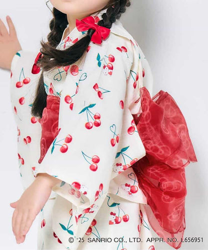 日本童裝 apres les cours x Sanrio Hello Kitty/Melody 浴衣 日本和服  100-150cm 女童款 春夏季 TOPS DRESSES 日本夏祭慶典特輯