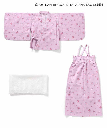 日本童裝 apres les cours x Sanrio Hello Kitty/Melody 浴衣 日本和服  100-150cm 女童款 春夏季 TOPS DRESSES 日本夏祭慶典特輯