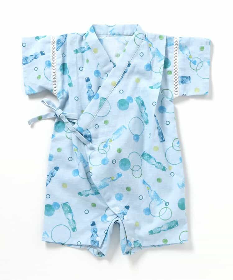 Japanese children's clothing apres les cours Jinbei Japanese kimono 70-80cm boys' newborn baby summer jumpsuit Japanese summer festival special edition 