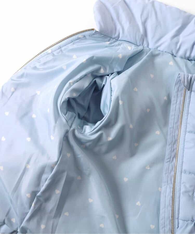日本童裝 apres les cours 荷葉邊夾棉外套 80-140cm 女童款 秋季 (適合初秋、香港平均溫度、寒冷天氣、溫度低天氣）OUTERWEAR   【日本預售：2025年10月下旬】