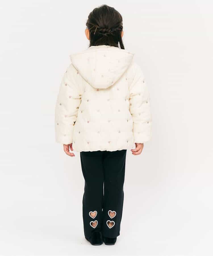 日本童裝 apres les cours 荷葉邊夾棉外套 80-140cm 女童款 秋季 (適合初秋、香港平均溫度、寒冷天氣、溫度低天氣）OUTERWEAR   【日本預售：2025年10月下旬】