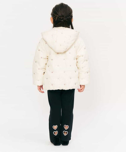 日本童裝 apres les cours 荷葉邊夾棉外套 80-140cm 女童款 秋季 (適合初秋、香港平均溫度、寒冷天氣、溫度低天氣）OUTERWEAR   【日本預售：2025年10月下旬】