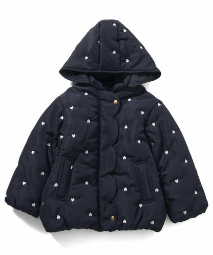 日本童裝 apres les cours 花邊刺繡夾棉外套 80-140cm 女童款 秋季 (適合初秋、香港平均溫度、寒冷天氣、溫度低天氣）OUTERWEAR   【日本預售：2025年10月下旬】聖誕紅/新年紅 
