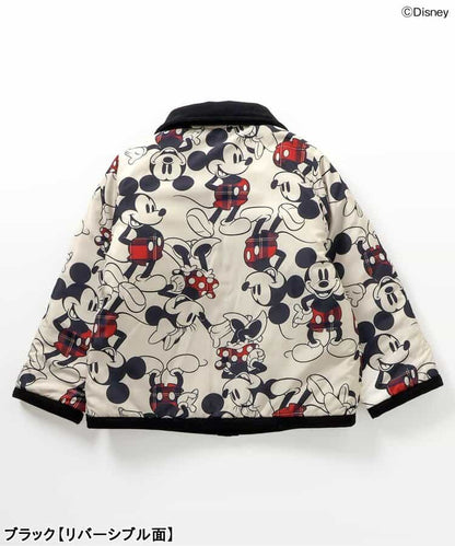 日本童裝 apres les cours x Disney 2Way 雙面兩著 夾棉外套 80-130cm 男童款/女童款 秋季 (適合初秋、香港平均溫度、寒冷天氣、溫度低天氣）OUTERWEAR