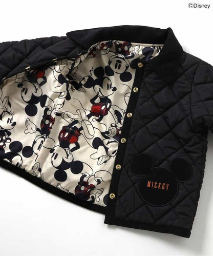 日本童裝 apres les cours x Disney 2Way 雙面兩著 夾棉外套 80-130cm 男童款/女童款 秋季 (適合初秋、香港平均溫度、寒冷天氣、溫度低天氣）OUTERWEAR