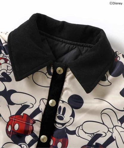 日本童裝 apres les cours x Disney 2Way 雙面兩著 夾棉外套 80-130cm 男童款/女童款 秋季 (適合初秋、香港平均溫度、寒冷天氣、溫度低天氣）OUTERWEAR