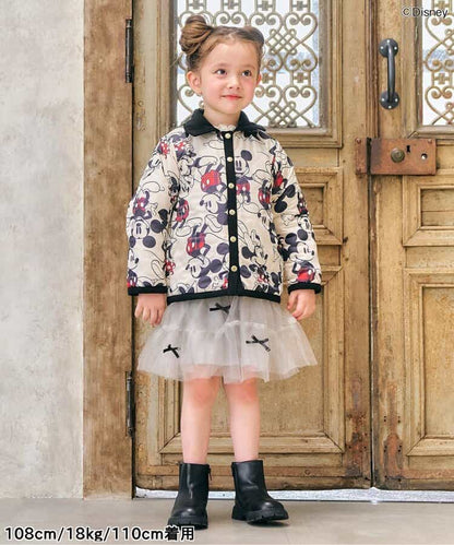 日本童裝 apres les cours x Disney 2Way 雙面兩著 夾棉外套 80-130cm 男童款/女童款 秋季 (適合初秋、香港平均溫度、寒冷天氣、溫度低天氣）OUTERWEAR
