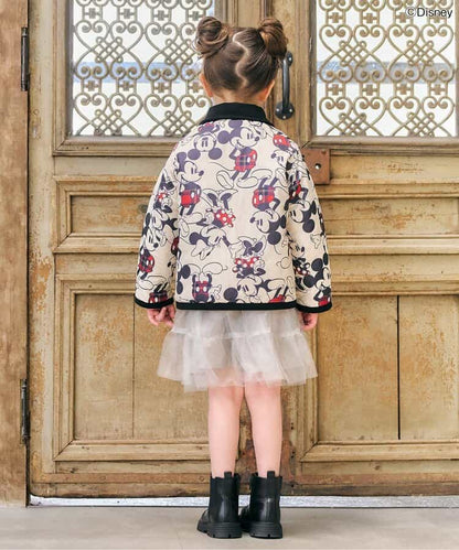 日本童裝 apres les cours x Disney 2Way 雙面兩著 夾棉外套 80-130cm 男童款/女童款 秋季 (適合初秋、香港平均溫度、寒冷天氣、溫度低天氣）OUTERWEAR