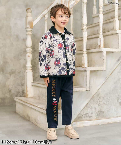 日本童裝 apres les cours x Disney 2Way 雙面兩著 夾棉外套 80-130cm 男童款/女童款 秋季 (適合初秋、香港平均溫度、寒冷天氣、溫度低天氣）OUTERWEAR