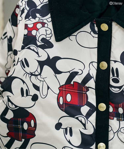 日本童裝 apres les cours x Disney 2Way 雙面兩著 夾棉外套 80-130cm 男童款/女童款 秋季 (適合初秋、香港平均溫度、寒冷天氣、溫度低天氣）OUTERWEAR