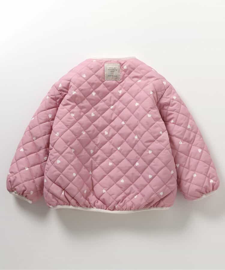 日本童裝 apres les cours 2Way 雙面兩著 心形口袋外套 80-140cm 女童款 秋季 (適合初秋、香港平均溫度、寒冷天氣）OUTERWEAR 