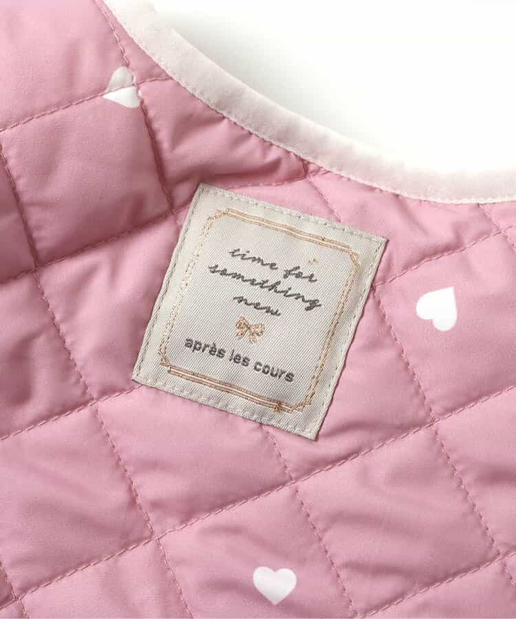 日本童裝 apres les cours 2Way 雙面兩著 心形口袋外套 80-140cm 女童款 秋季 (適合初秋、香港平均溫度、寒冷天氣）OUTERWEAR 