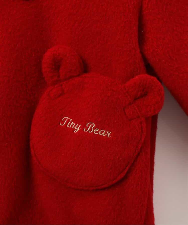 日本童裝 apres les cours x tiny bear 小熊水手外套 80-120cm 男童款/女童款 秋季 (適合初秋、香港平均溫度、寒冷天氣、溫度低天氣）OUTERWEAR 聖誕紅/新年紅
