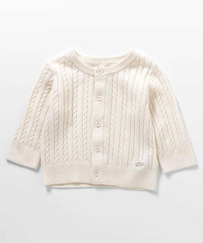 日本童裝 apres les cours 針織外套 70-80cm 女童款 秋季 初生嬰兒 OUTERWEAR
