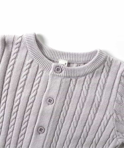 日本童裝 apres les cours 針織外套 70-80cm 女童款 秋季 初生嬰兒 OUTERWEAR